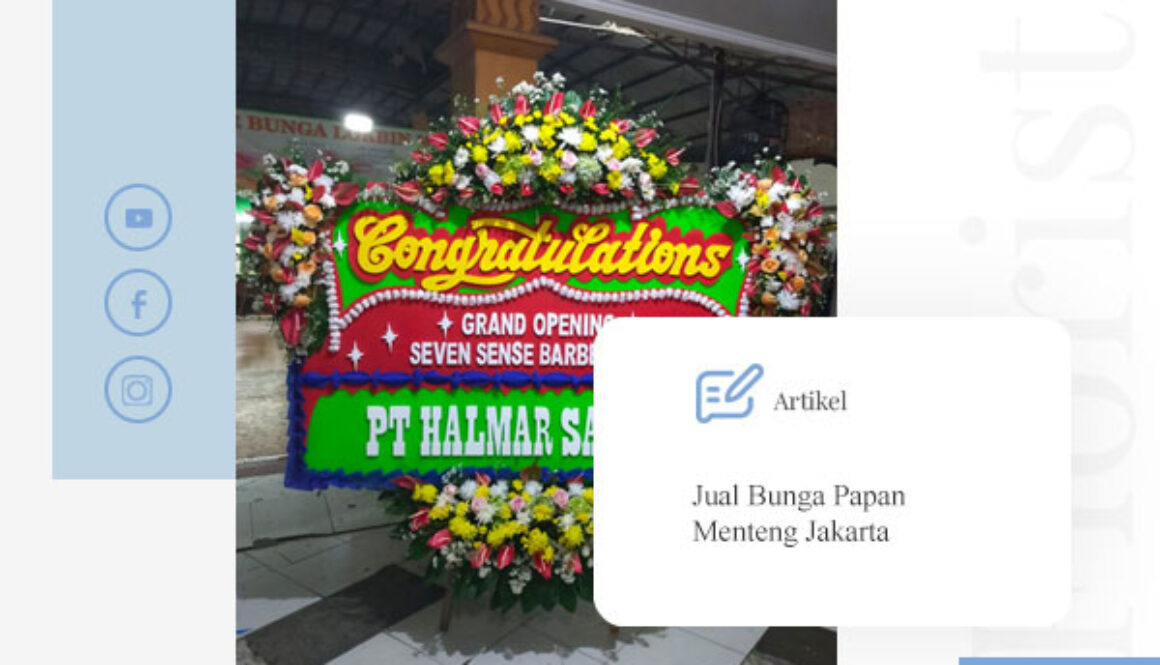 Jual Bunga Papan Menteng Jakarta