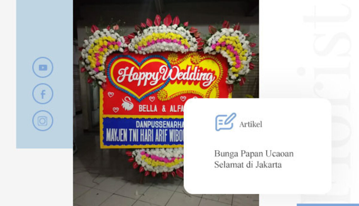 Bunga Papan Ucapan Selamat di Jakarta